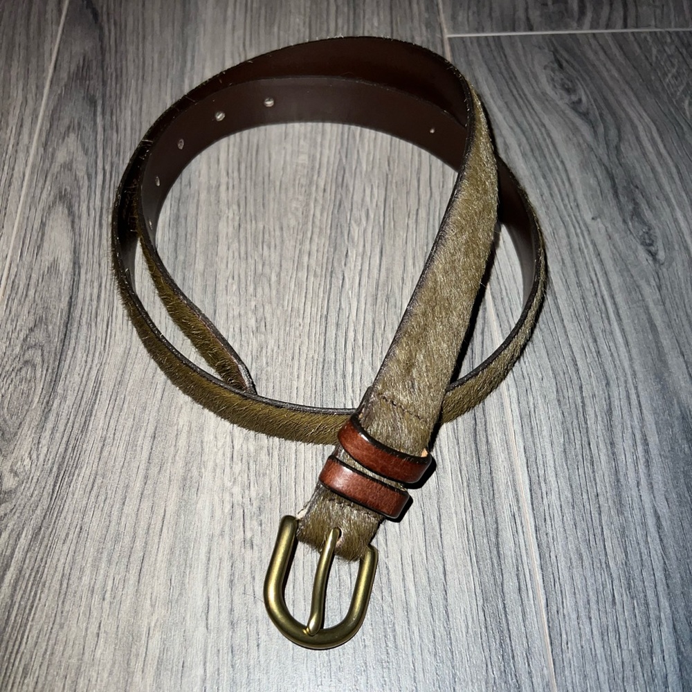 JCrew Genuine Cowhide leather Belt. Size Medium